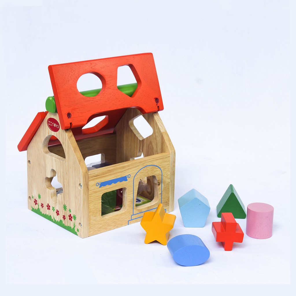 Đồ chơi gỗ Winwintoys - Nhà thả 12 khối