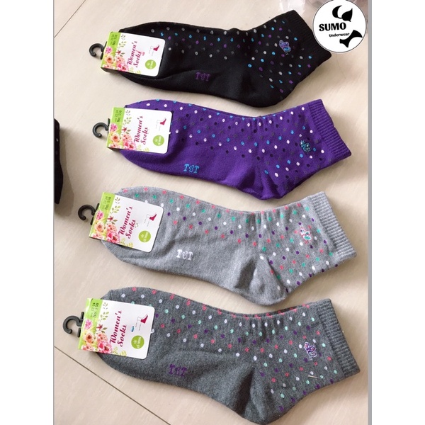 Tất nữ cổ ngắn, cổ cao T&T hàng vnxk, 100% cotton thông thoáng, khử mùi hôi.