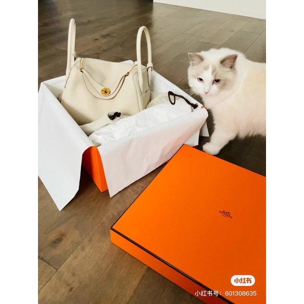 Túi xách nữ da thật cao cấp màu trơn Hermes HM Lindy 2022