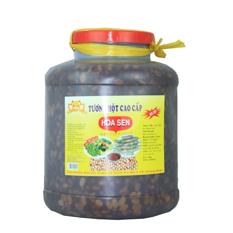 Tương hột Hoa sen bình 6kg