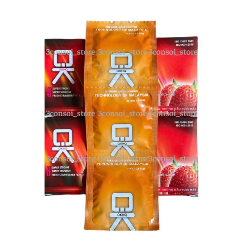 Bao cao su OK, bao cao su siêu mỏng, kéo dài thời gian quan hệ, lẻ 01 bcs