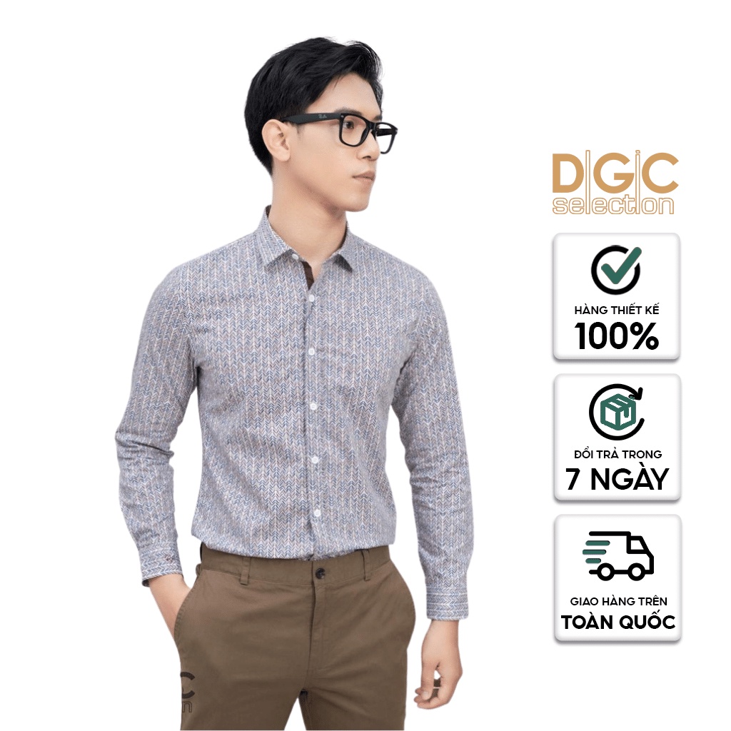 Áo sơ mi Nam dài tay Regular Fit DGC - SASDCB03M