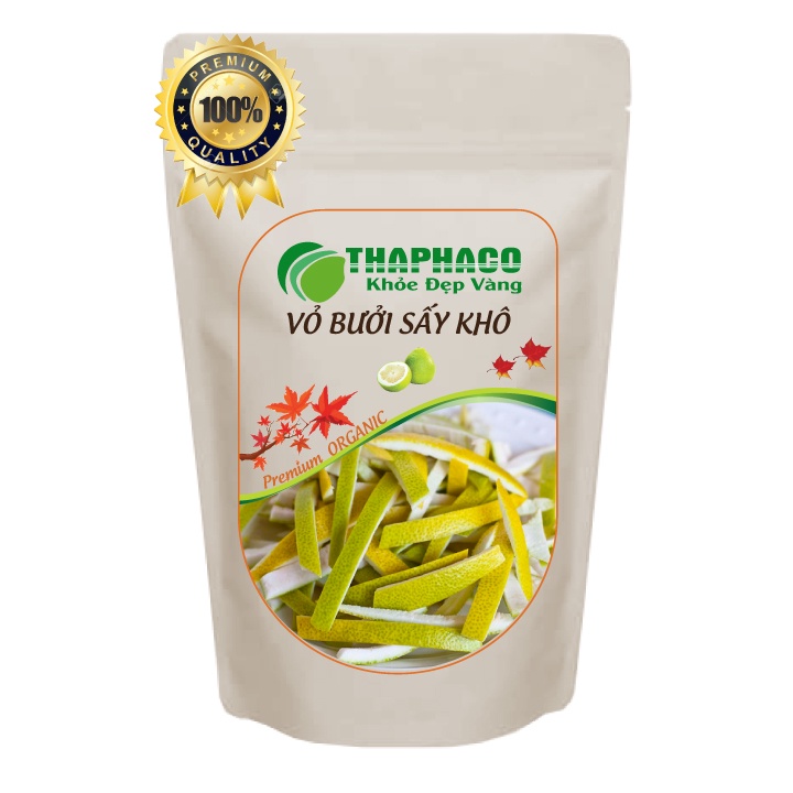 Vỏ Bưởi Khô Sấy Khô Nguyên Chất - Hàng Loại 1 - Túi Zip 100gram