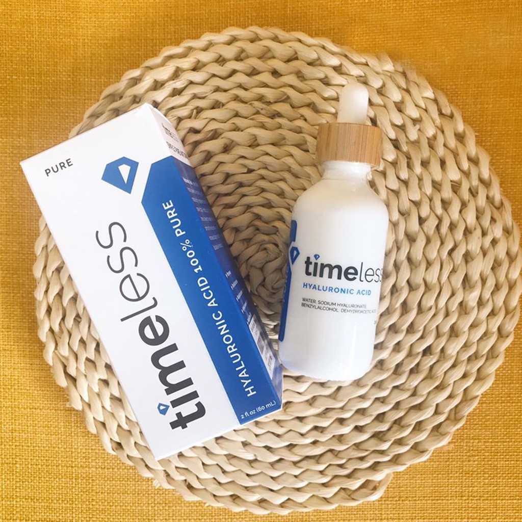 Serum cấp nước chuyên sâu Timeless Hyaluronic Acid 100% Pure 30ml