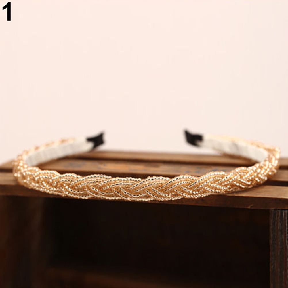 Băng Đô Cài Tóc Đính Đá Thời Trang Cho Nữ