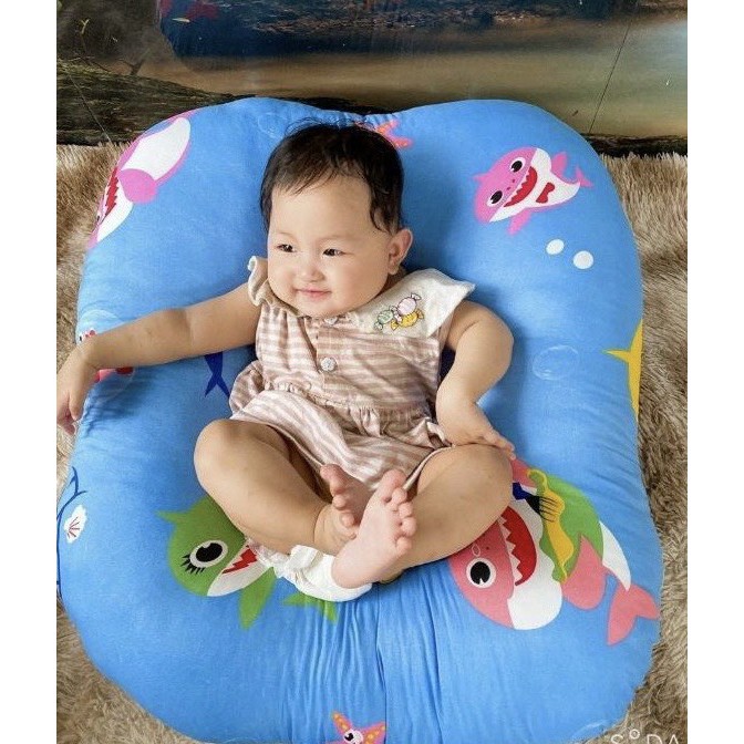 GỐI CHỐNG TRÀO NGƯỢC Cho Bé Siêu Tiện Lợi. Mẫu BABY SHAK . Dày Dặn, Êm Ái. Siêu Cute. Sallyphuongmai Shop