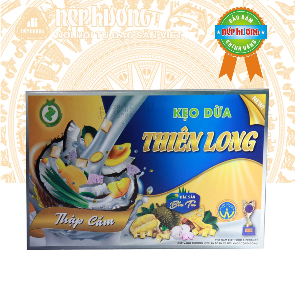 Kẹo dừa Thập Cẩm - Thiên Long – 350 g - đặc sản Bến Tre