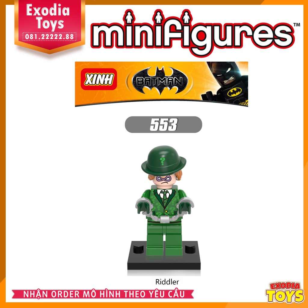 Xếp hình Minifigure siêu anh hùng Batman và Kẻ Phản Diện : Batman The Movie - Đồ Chơi Lắp Ghép Sáng Tạo - X0152