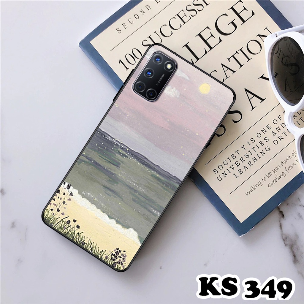 Ốp lưng Oppo A52 - Oppo A53 - Oppo A92 - Ốp in hình Cánh đồng hoa - Chất liệu TPU siêu bền