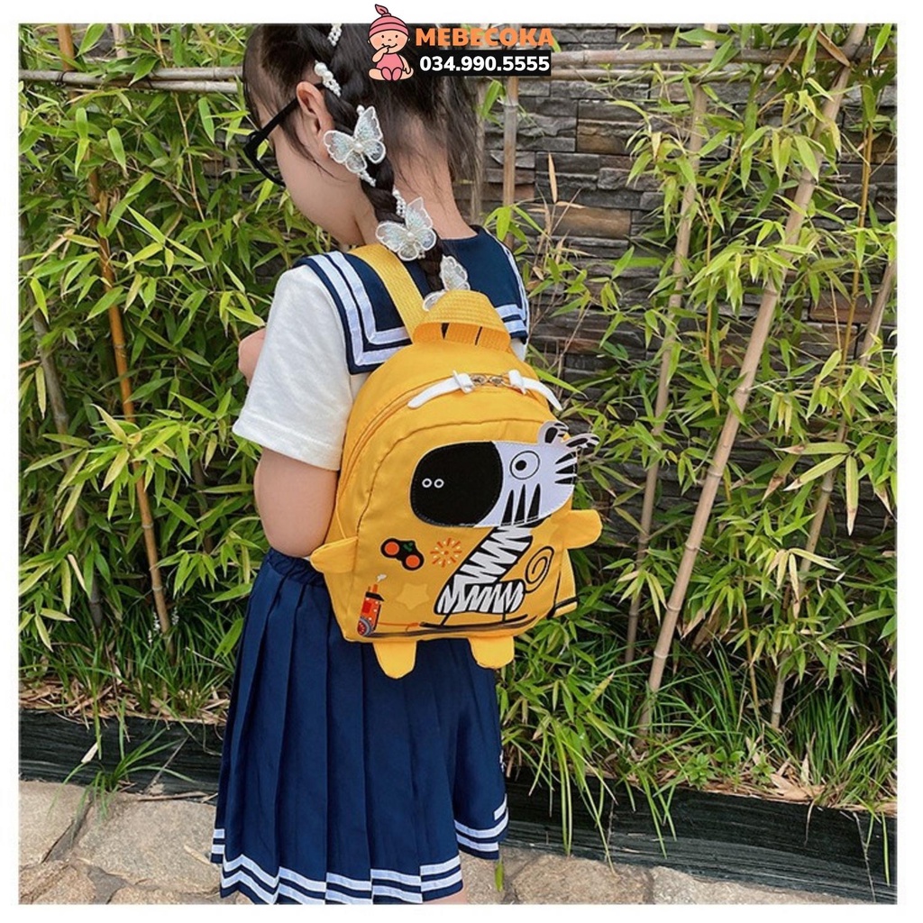 Balo cho bé ,Ba lô mẫu giáo nhà trẻ lớp lá lớp mầm họa tiết NGỰA CUTE cho bé từ 1-4 tuổi