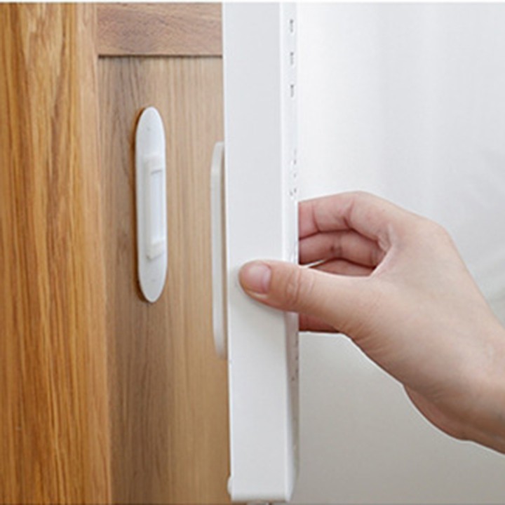 Set 2 Miếng dán tường AB trượt cài đa năng treo ổ điện điều khiển điều hòa modem wifi Giá hai mặt dính siêu chắc chữ T