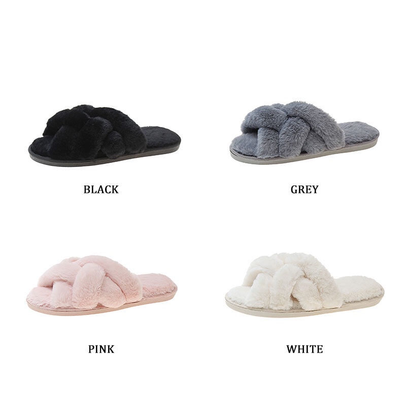 Dép QIAOYILUO đi trong nhà đế bằng chống trượt thời trang cho nữ