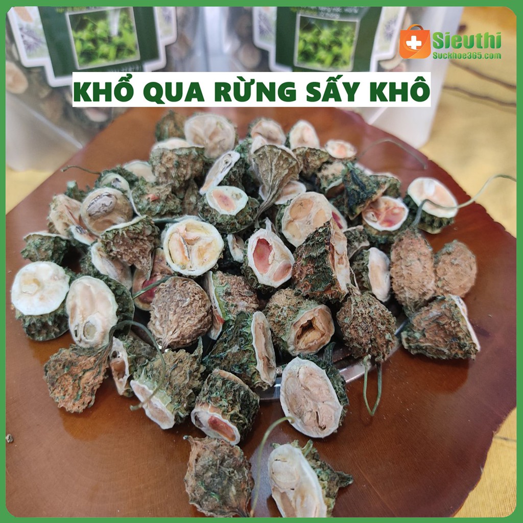Mướp đắng rừng  Thái Lát Dày Sấy Khô 100g Hỗ Trợ Tiểu Đường