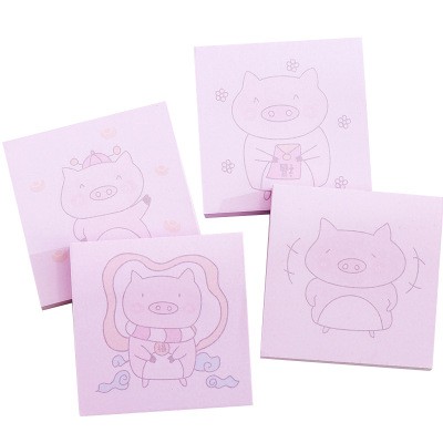 Sổ note bò sữa N50 sổ note heo hồng cute sổ note vuông dễ thương
