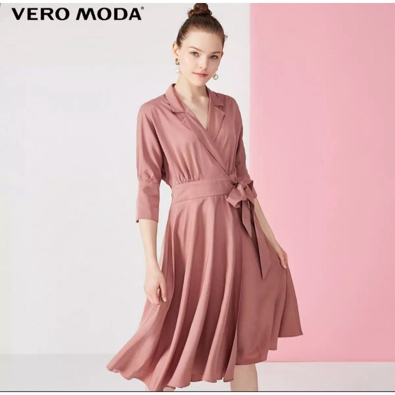 ĐẦM XÒE VERO MODA CỘT DÂY EO