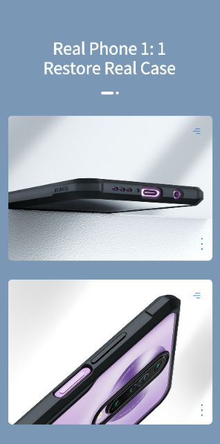 Ốp lưng Redmi K50 Ultra / K40 / K40 Pro / Poco F3 / K40 Gaming / K50 / Poco F4 hiệu XUNDD mặt lưng trong viền màu