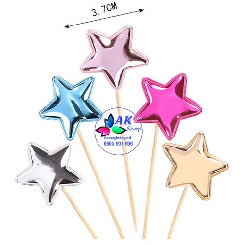 SET 5 THẺ CẮM DA SAO