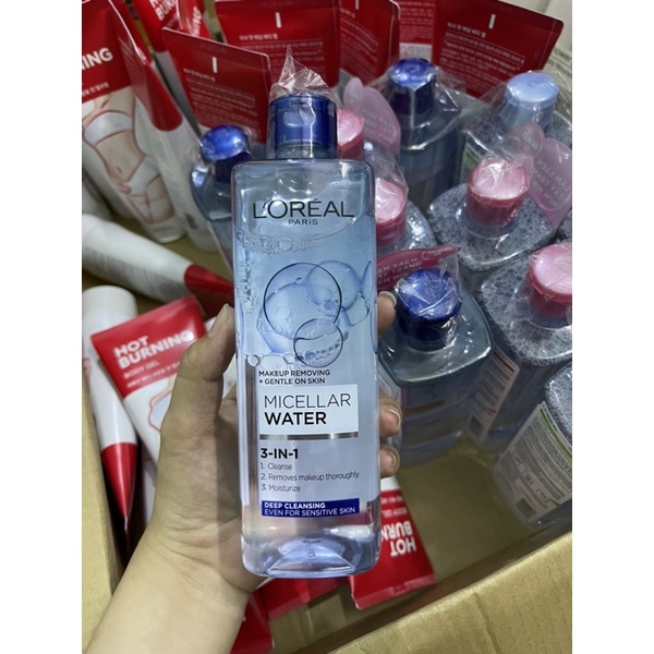 Nước tẩy trang cho mọi loại da L'Oreal Paris 3-in-1 Micellar
