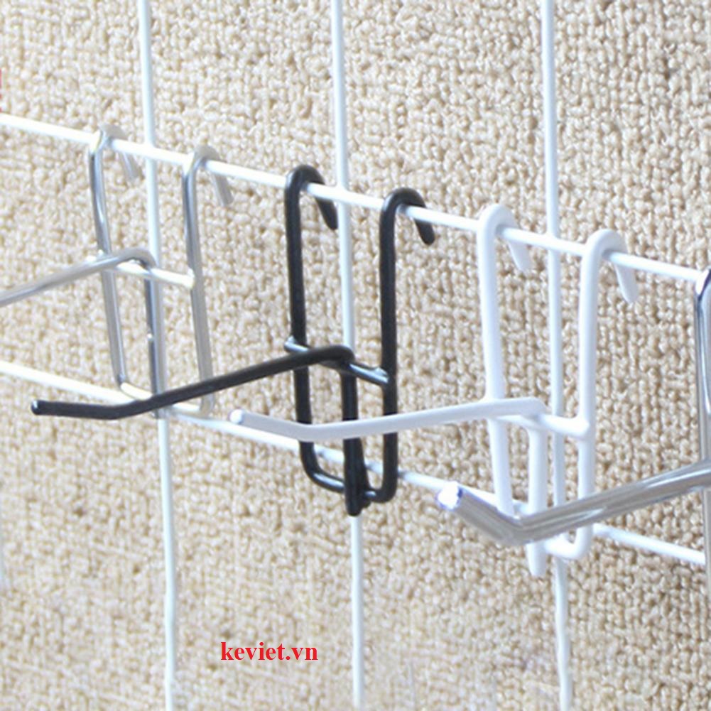 Móc cài lưới, tay cài lưới sắt đa năng treo phụ kiện điện thoại, hàng hóa, decor trang trí