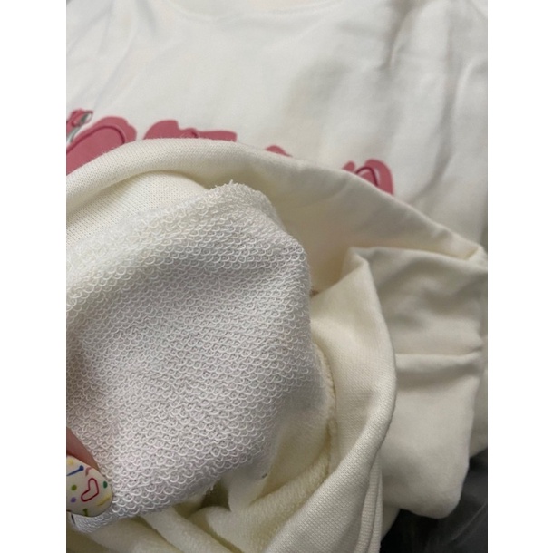 Áo Sweater FVSEZO In Hoa Nữ [FREESHIP] Nỉ form rộng tay bồng oversize màu trắng kiểu dáng cute hàn quốc đẹp