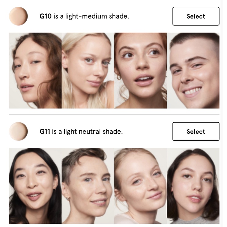 kem nền GLOSSIER mỏng nhẹ tự nhiên G8-G11 - GLOSSIER Perfect Skin Tint