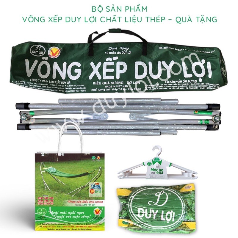 Khung võng Duy Lợi tặng móc áo