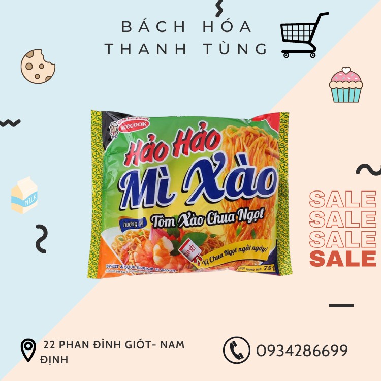 Thùng 30 gói mì xào Hảo Hảo