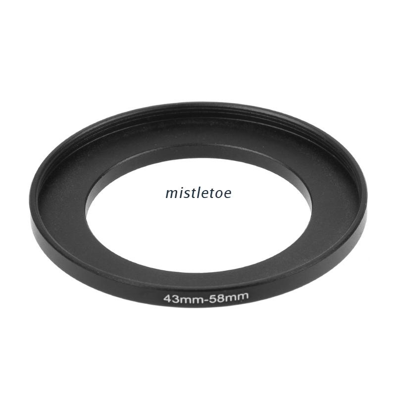 Vòng kim loại chuyển đổi ống kính máy ảnh từ 43mm sang 58mm mới