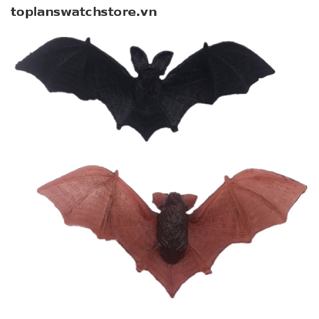 Set 10 Con Dơi Bằng Nhựa PVC Trang Trí Halloween