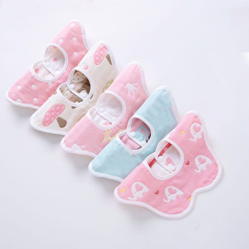 Yếm Ăn Dặm Có Nắp Đậy Tiện Dụng Cho Bé