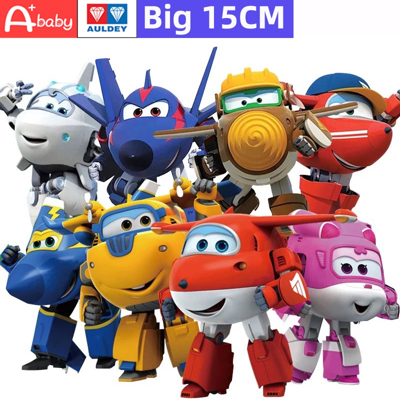 Super Wings 15cm Auldey Brand Mô hình máy bay đồ chơi cỡ lớn