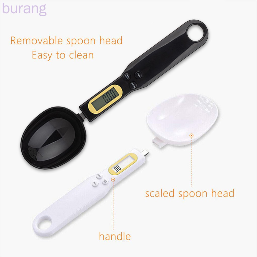 Muỗng đo lường màn hình LCD kỹ thuật số 500g / 0.1g tiện dụng cho đường/ cà phê/ muối