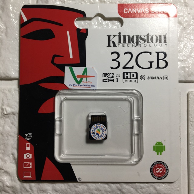 Thẻ nhớ 32GB Kingston MicroSD Class10 chính hãng FPT phân phối