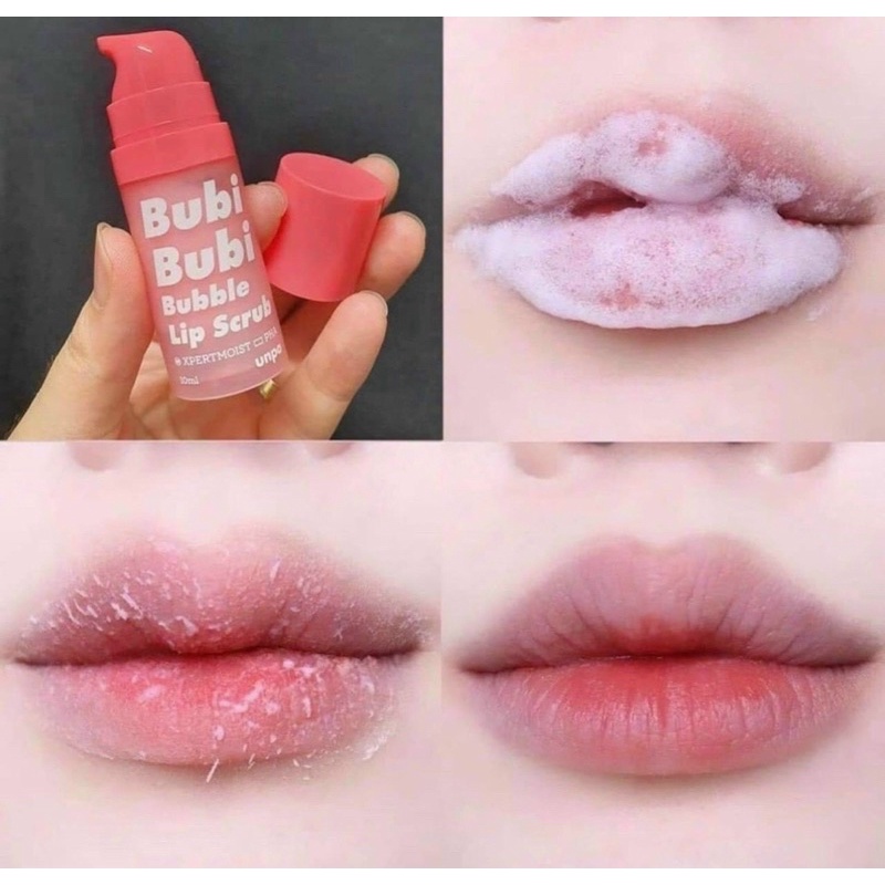 Tẩy Tế Bào Chết Môi Sủi Bọt Bubi Bubi Bubble Lip Scrub By Unpa