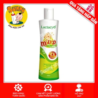 ✔ sữa tắm gội lactacyd milky dịu nhẹ cho bé ✔250ml ✔