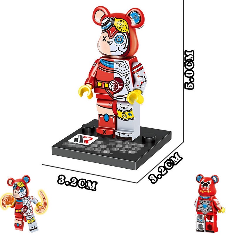 Đồ Chơi Lắp Ráp Mô Hình Gấu Violent Cho Trẻ Em