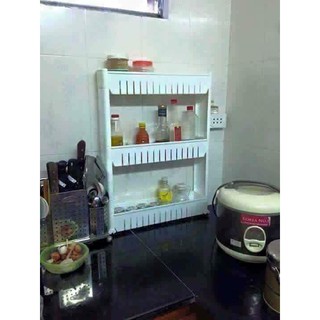 Kệ để đồ 3 tầng có bánh xe
