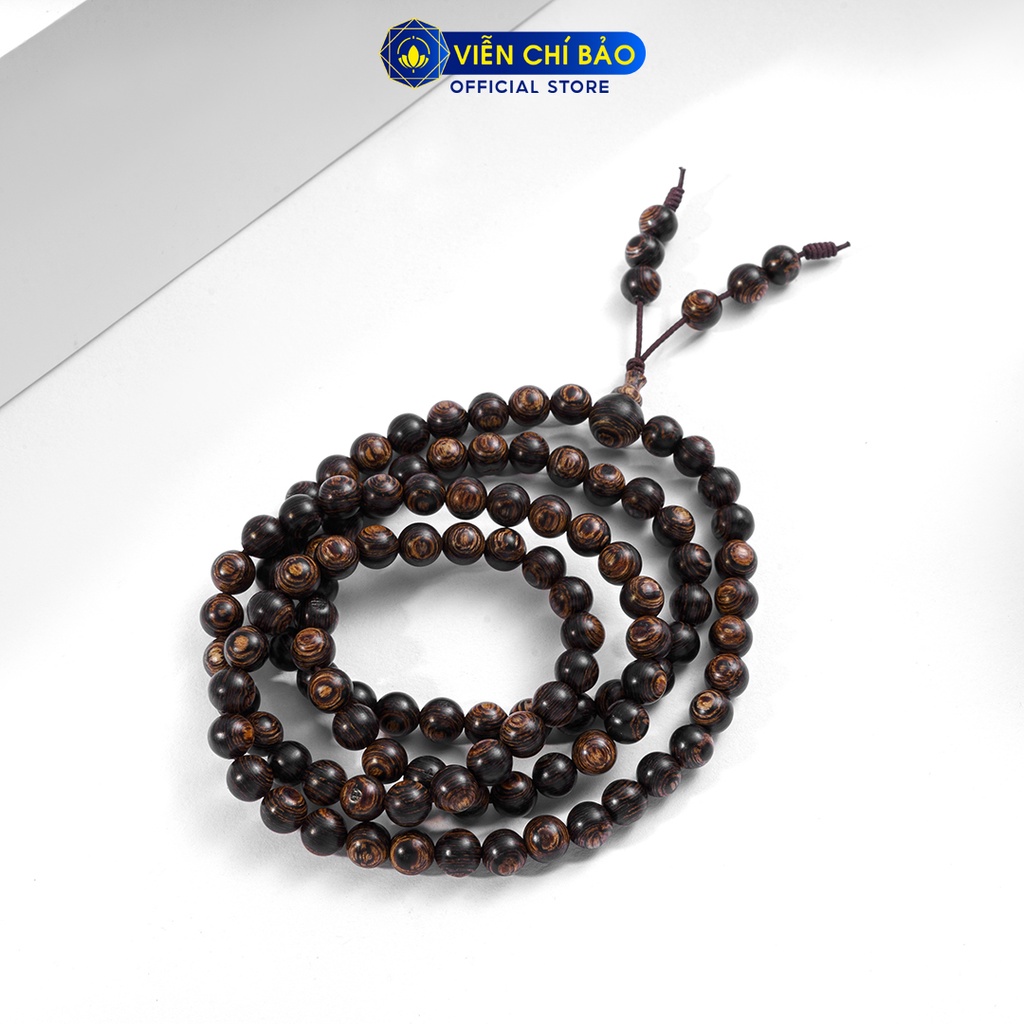 Vòng tay trầm hương Sánh chìm 6mm trang sức phụ kiện thời trang thương hiệu Viễn Chí Bảo V000764-6H