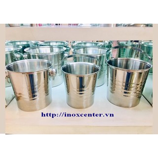 Xô đá inox cao cấp 1 quai