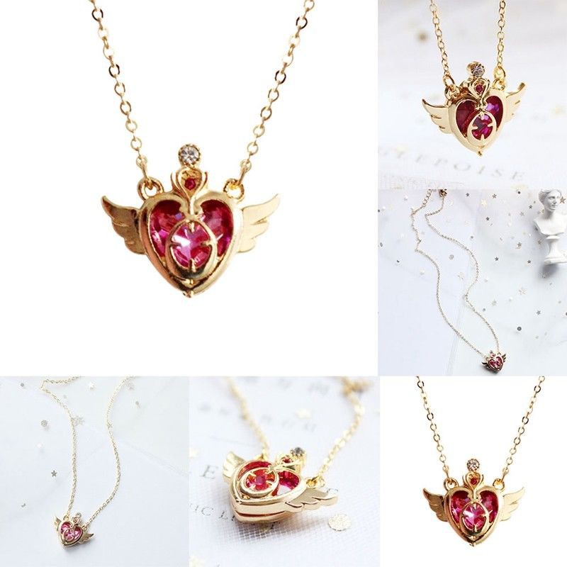 Dây chuyền mặt hình trái tim đính đá nhân tạo thời trang