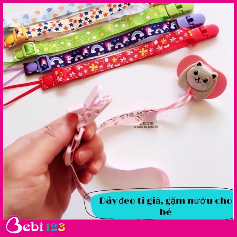 Dây đeo ty giả, túi nhai, gặm nướu tiện lợi cho bé