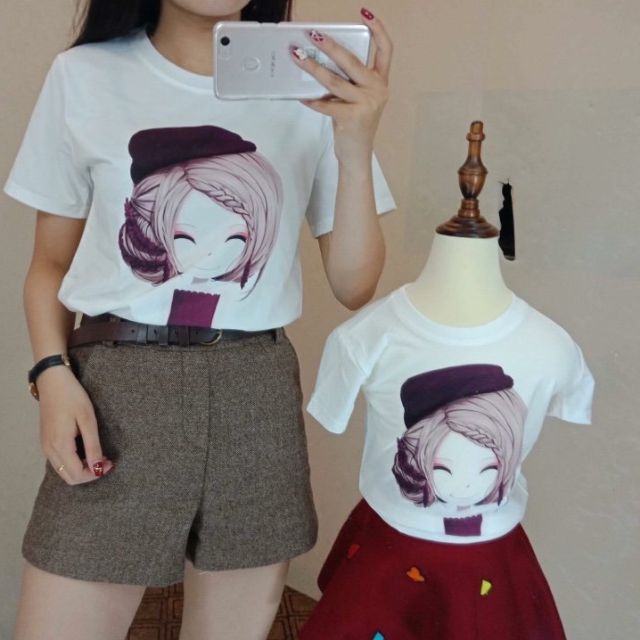 Áo thun mẹ và bé