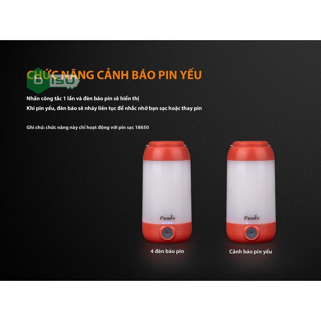 CHÍNH HÃNG PHÂN PHỐI - Đèn pin Fenix - CL26R Red - 400 Lumens (Màu Đỏ - Vibrant Red)