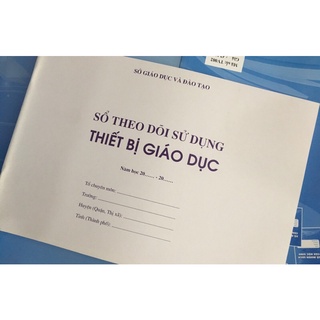 Sổ theo dõi sử dụng thiết bị giáo dục