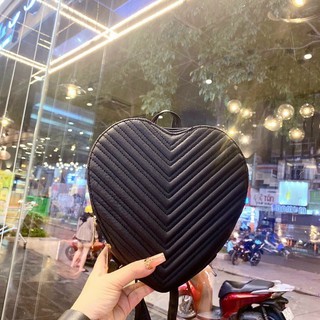 Balo trái tim hm thuỷ tiên mới 2020(bao da đẹp,hàng sẵn sz 23)