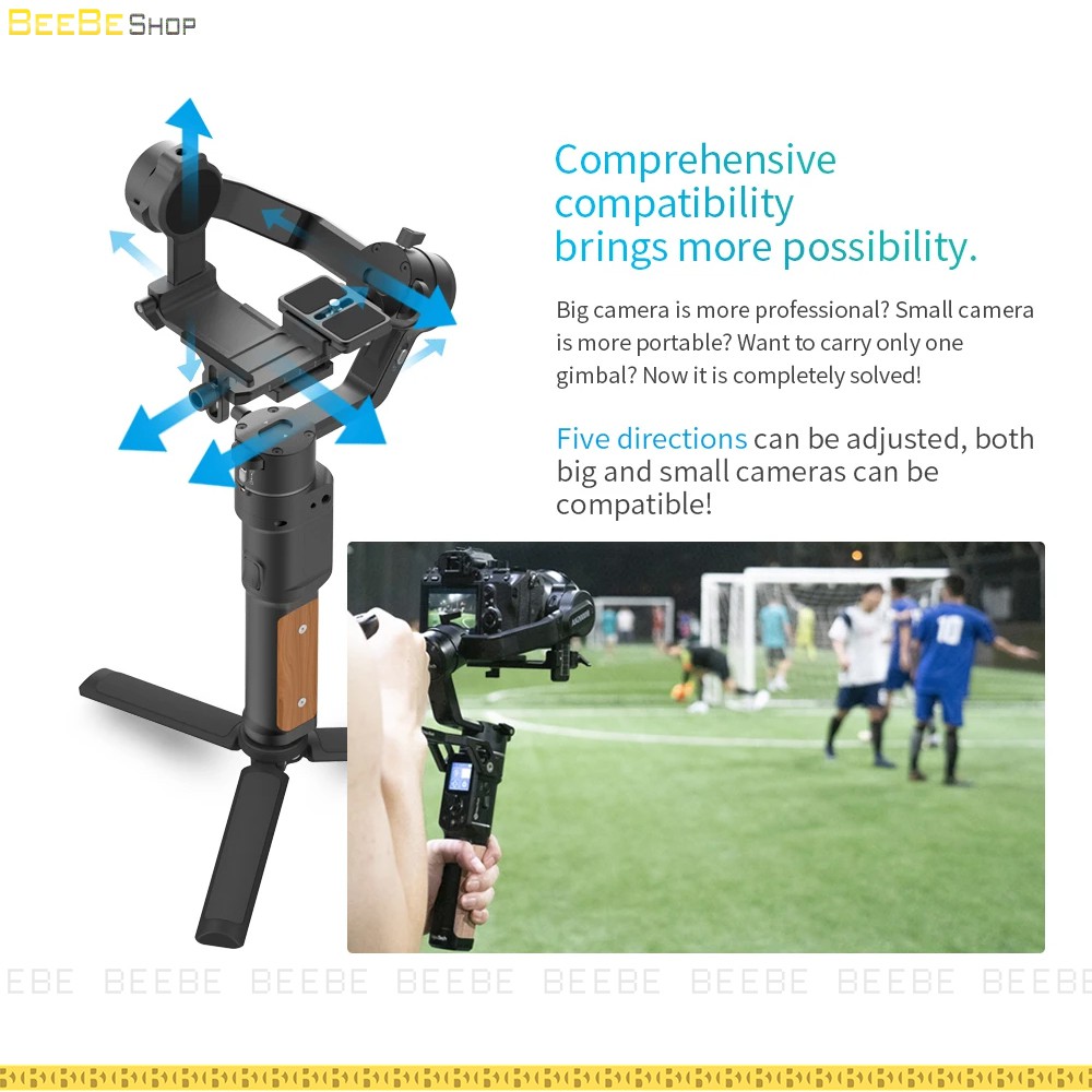 Feiyu AK2000C - Tay Cầm Chống Rung, Gimbal Máy Ảnh, Tải Trọng Trên 2Kg [Tặng Versatile Arm] | BigBuy360 - bigbuy360.vn