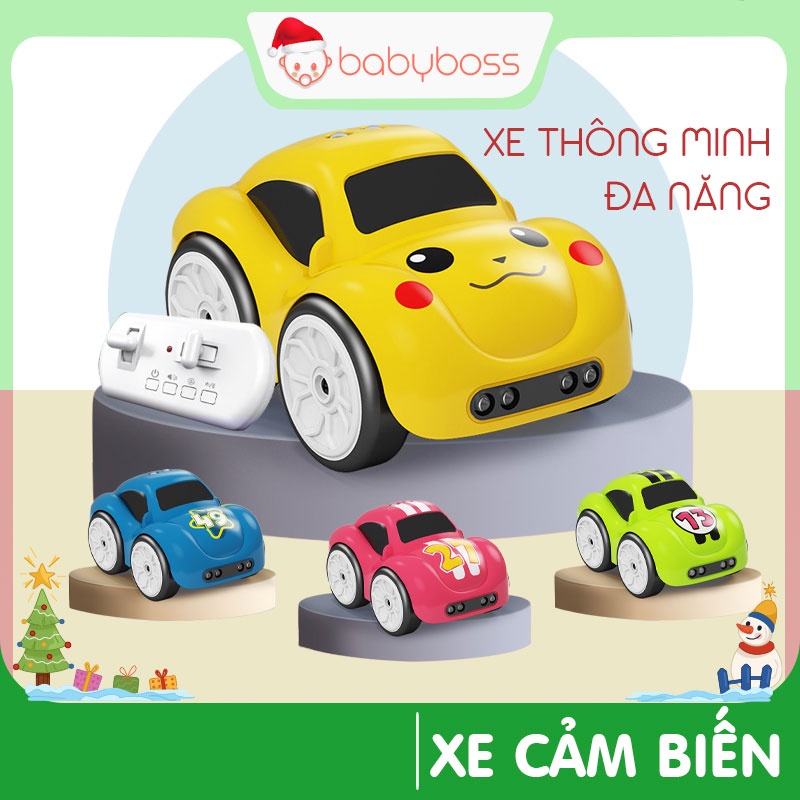 ⊙✧Xe đồ chơi cho bé ô tô điều khiển thông minh cảm biến đa năng chạy theo nét vẽ ZG001