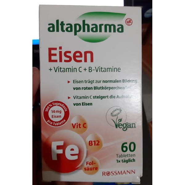 Sắt altapharma 100g