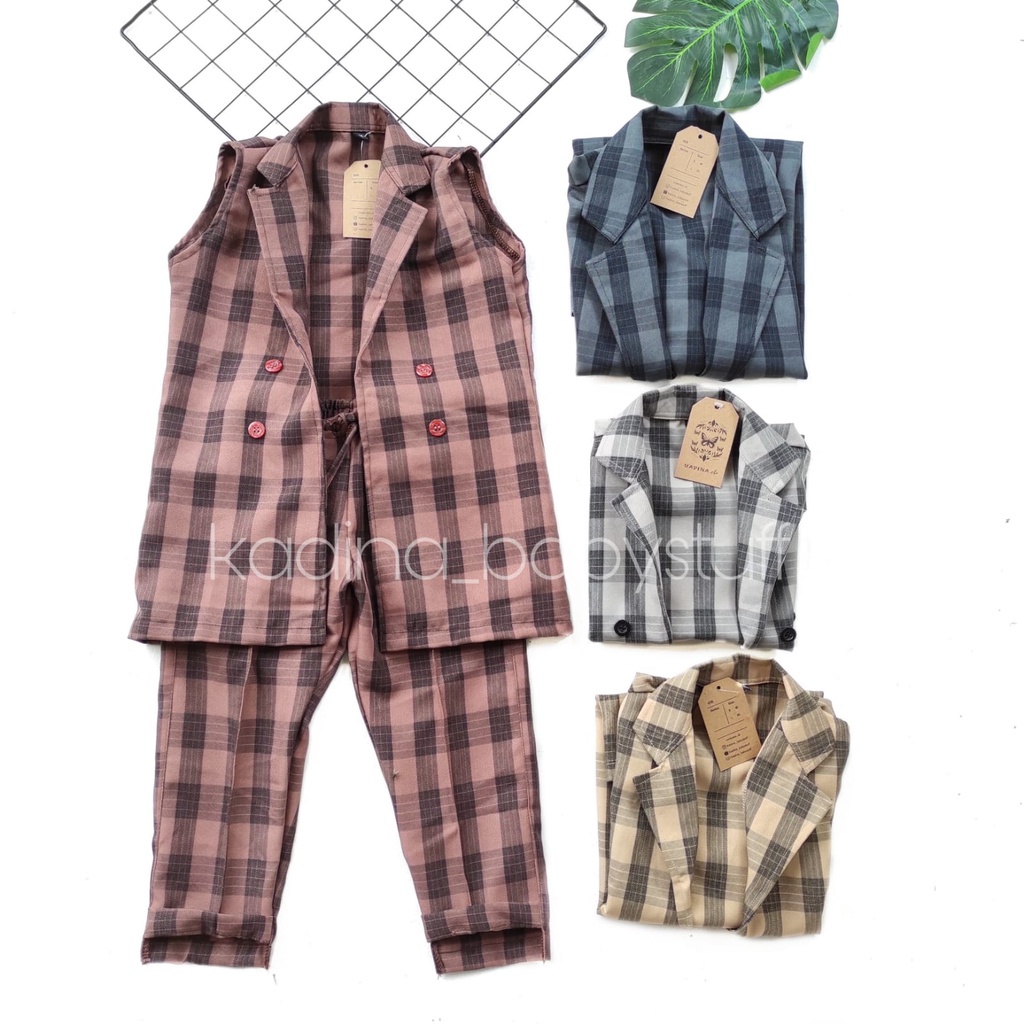 Bộ Áo CARDIGAN Và Quần Baggy Cài Khuy Cho Trẻ Em