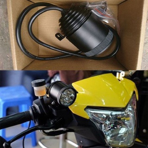 VUA PHỤ KIỆN XE MÁY 720 - Đèn trợ sáng xe máy ,xe đạp điện L4 dài (chính hãng)